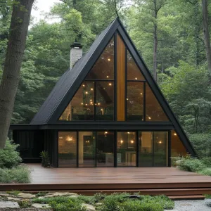 Triangular Tranquility: A Forest Refuge