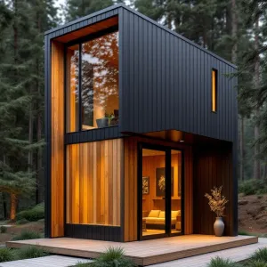 Elevated Cube In the Forest