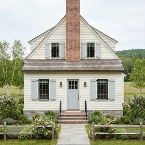 Brick Hearth Pastoral Charm Cottage