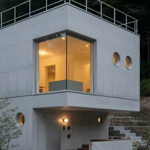 Modern Box Retreat in the Woods