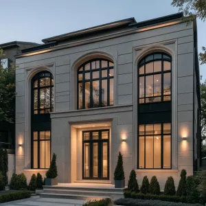 Contemporary Neoclassical Wonder with a Touch of Nightfall