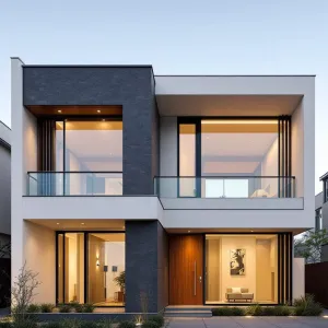 Modern Minimalist Masterpiece Under Twilight