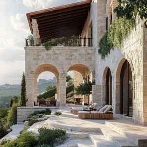 Mediterranean Mansion Marvel: Arches of Elegance