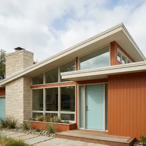 Aqua Door Desert Modern Escape