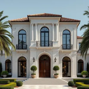 A Mediterranean Elegance Embraced by Palms