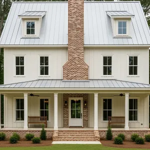 Brick Chimney Bonanza: A Porch with Personality