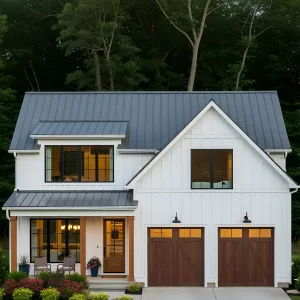 Whimsical Steel Roof Wonder