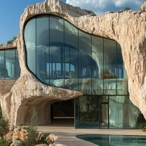 Cavernous Glass Panorama Retreat