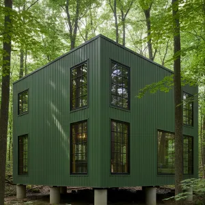 Eco-Green Forest Cuboid