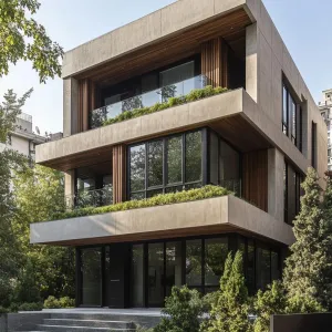 Concrete Cube Amongst the Trees